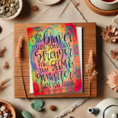 頭が切れるよ考えおもしろいカラフル卒業 カード