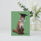 頭が切れるキツネ ポストカード (スタンド正面)