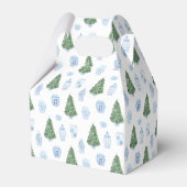 頭が切れるクリスマスツリーブルーオーナメントズ結婚 フェイバーボックス (裏面サイド)