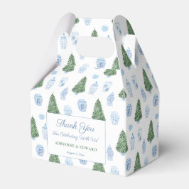 頭が切れるクリスマスツリーブルーオーナメントズ結婚 フェイバーボックス