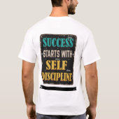 頭が切れるゴール、成頭が切れる功 Tシャツ (裏面)