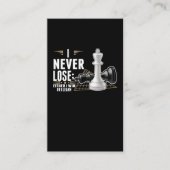 頭が切れるチェス知性がある盤ゲーム 名刺 (正面)