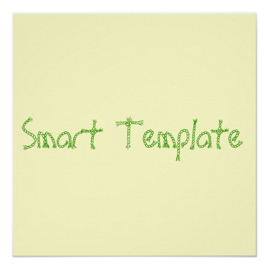 頭が切れるテンプレートポスターテンプレート ポスター (正面)