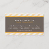 頭が切れる名刺：：プレーンモダントレンディー9 名刺 (裏面)