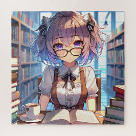 頭が切れる図書室のア読ニメ娘 ジグソーパズル