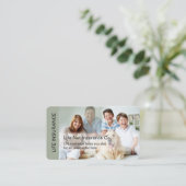 頭が切れる生命保険 名刺 (スタンド正面)