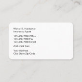 頭が切れる生命保険 名刺 (裏面)