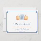 頭が切れる秋かぼちゃ住所変更 案内状 (正面)