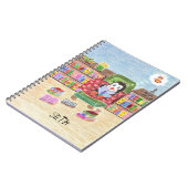 頭が切れる読ペンギンパーソナライズされたキッズノート ノートブック (左側)