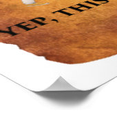 頭が切れる警告:数学を行い、人類の投稿を進める ポスター (角)