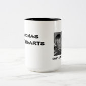 頭が切れる魅了する、及び敢えてする100_199312、祖母… ツートーンマグカップ (中央)