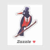 頭が切れる鳥 シール (シート)