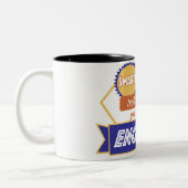 頭が切れる! セクシー! コーヒーdrinkinエンジニア ツートーンマグカップ (左)