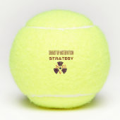 頭が切れる テニスボール (正面)