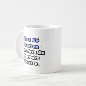 ..頭が切れる.航空宇宙技師と寝る コーヒーマグカップ (正面左)