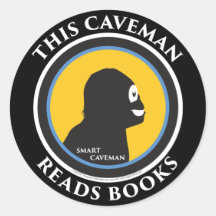 頭が切れるCaveman Stickers：このCavemanのブ読ック