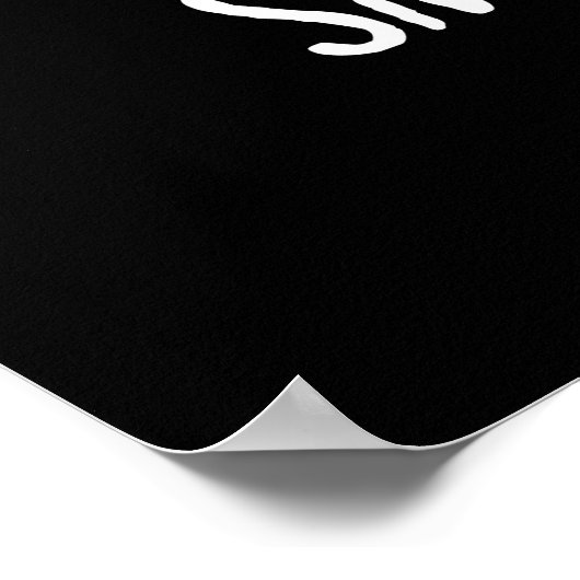 頭が切れるCookieおもしろいチョコレートチッププンダークBG ポスター (角)