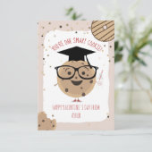 頭が切れるCookieクラスルーム写真バレンタイン カード (スタンド正面)