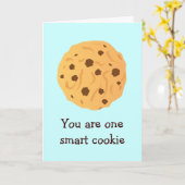 頭が切れるCookieグリーティングカード カード (黄色い花)