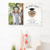 頭が切れるCookieフォトキッズ卒業発表 横断幕 (インサイチュ)