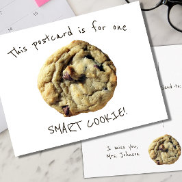 頭が切れるCookie I You恋しく思学校先生 ポストカード
