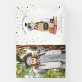 頭が切れるCookie Milkshakeの大学院写真 横断幕 (縦)