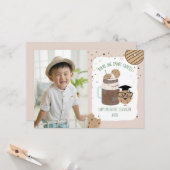 頭が切れるCookie Milkshake写真教室バレンタイン カード (正面/裏面インサイチュ)