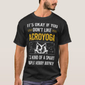 頭が切れるPeople Acroyoga Acro Yoga Tシャツ (正面)