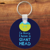 頭が大きい キーホルダー (正面)