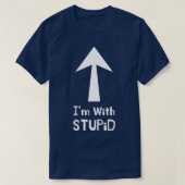 頭が悪い Tシャツ (デザイン正面)
