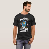 頭が機内モード Tシャツ (正面フル)