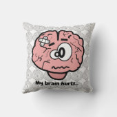 頭が痛い クッション (裏面)