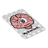 頭が痛い マグネット (右側)