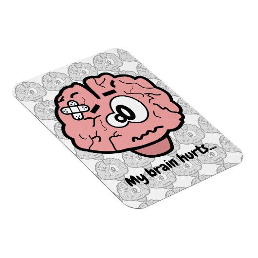 頭が痛い マグネット (右側)