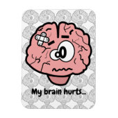 頭が痛い マグネット (縦)