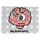 頭が痛い ラージペーパーバッグ (裏面)