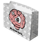 頭が痛い ラージペーパーバッグ (裏面アングル)