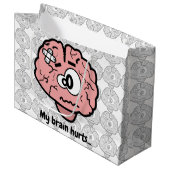 頭が痛い ラージペーパーバッグ (正面アングル)