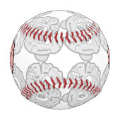頭が痛い 野球ボール (正面)