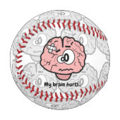 頭が痛い 野球ボール (正面左)
