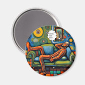 頭が痛む マグネット (正面/裏面)