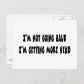 頭が禿げていない ポストカード (正面/裏面)