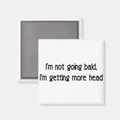 頭が禿げていない マグネット (正面/裏面)