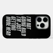 頭が禿げないから頭が上がってるだけだ Case-Mate iPhoneケース (裏面 (横))