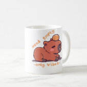 頭が空っぽなカピバラ コーヒーマグカップ (正面右)