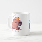 頭が空っぽなカピバラ コーヒーマグカップ (正面左)