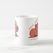 頭が空っぽなカピバラ コーヒーマグカップ (中央)