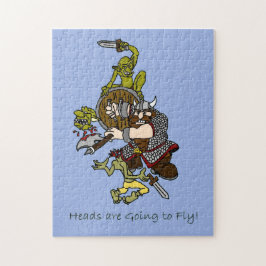 頭が飛び出す ジグソーパズル