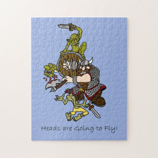 頭が飛び出す ジグソーパズル (縦)