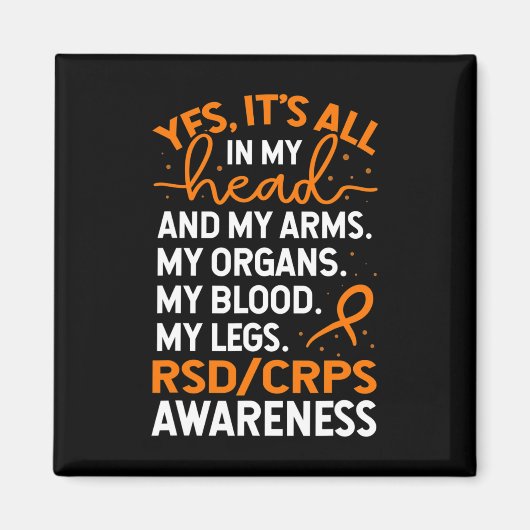 頭と体戦士Rsd Crps認識度 マグネット (正面)